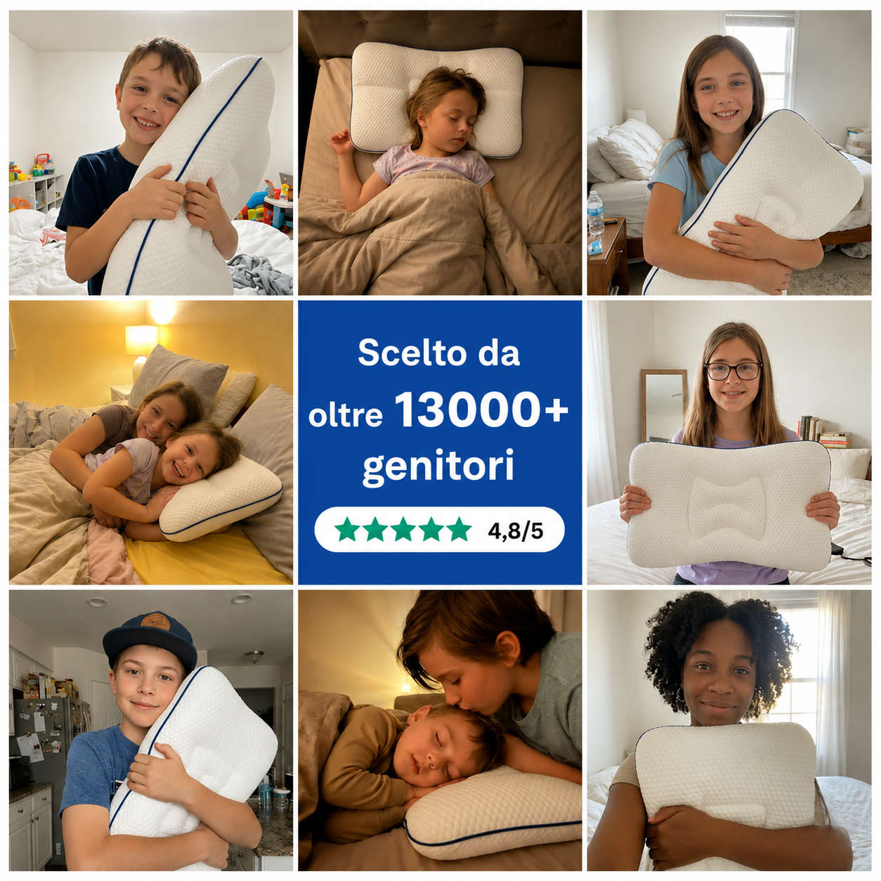 Serenia • Il Cuscino Posturale per Bambini